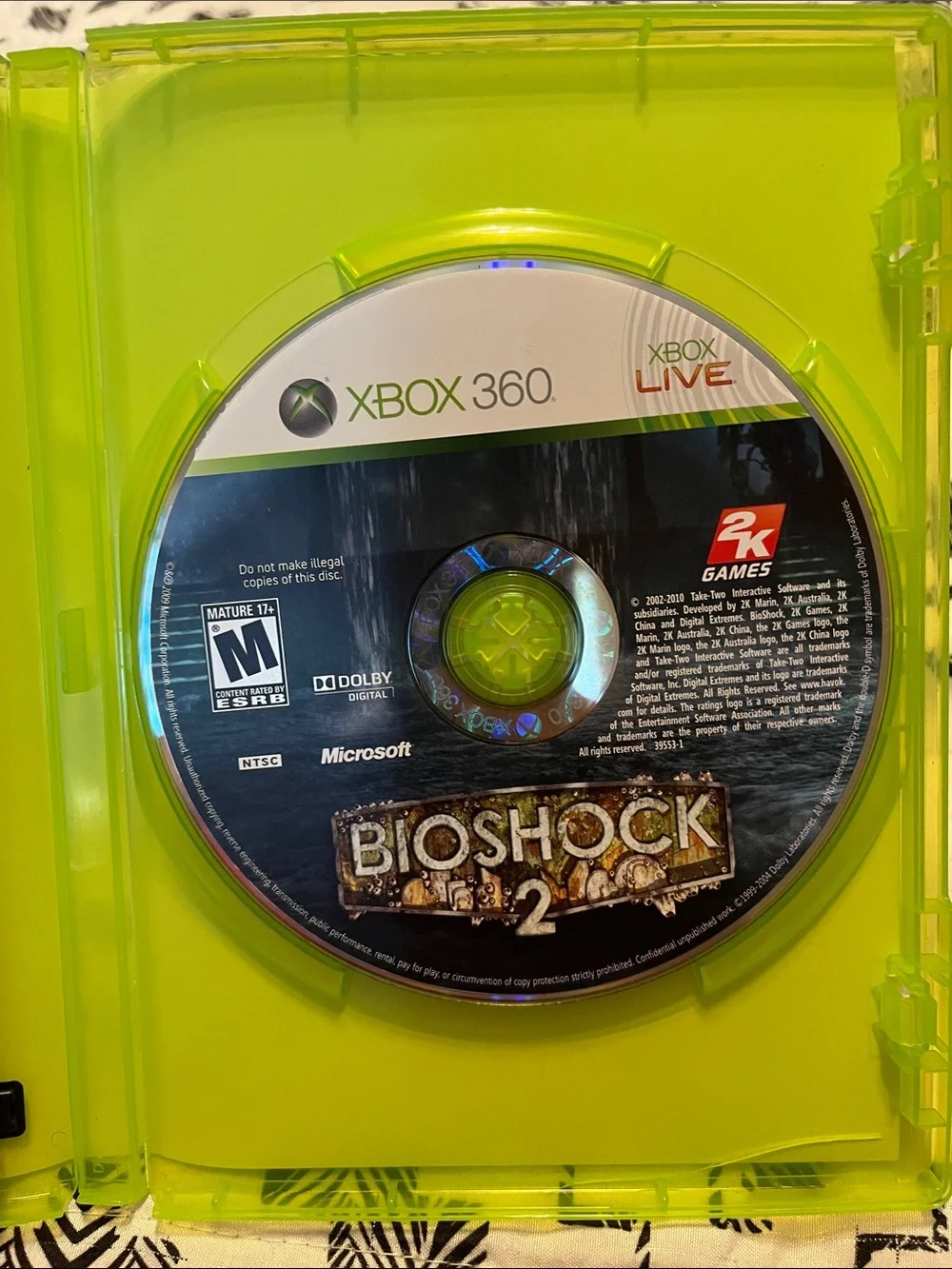 Xbox 360 Bioshock 2